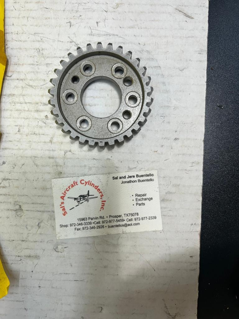 Certified Continental TCM E185-8, -9, -11, E225-4, -8 Crankshaft Gear 1/4-28