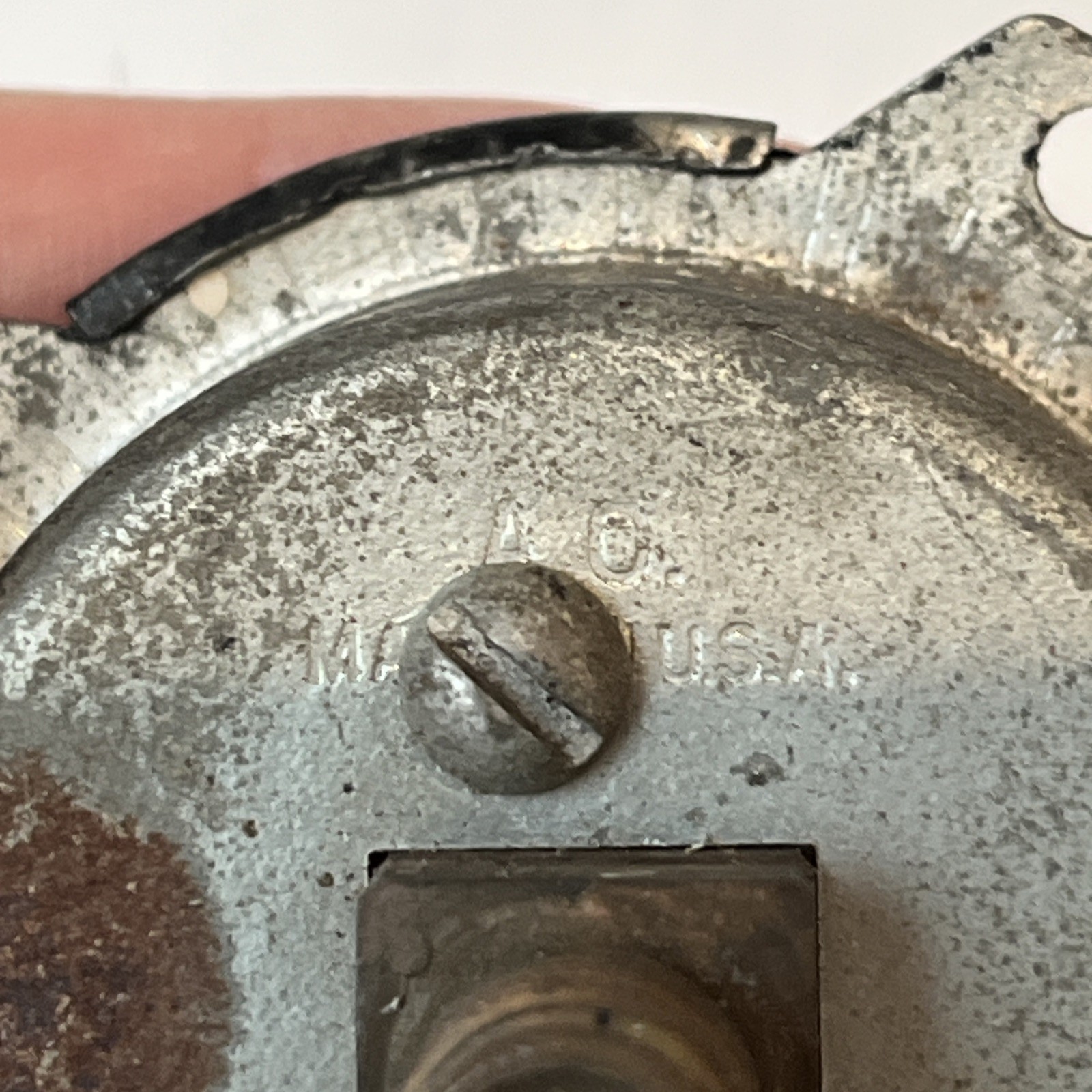 Mooney M20B Fuel Pressure Gauge For Parts or Display Untested