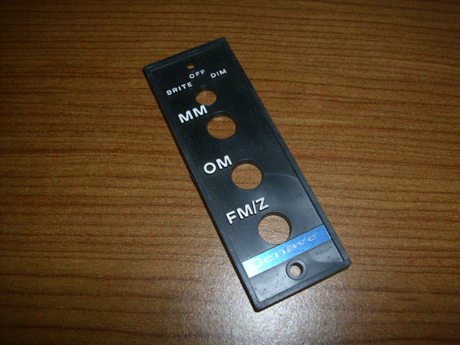 Genave Airplane Marker Beacon Delta 303 Face Plate