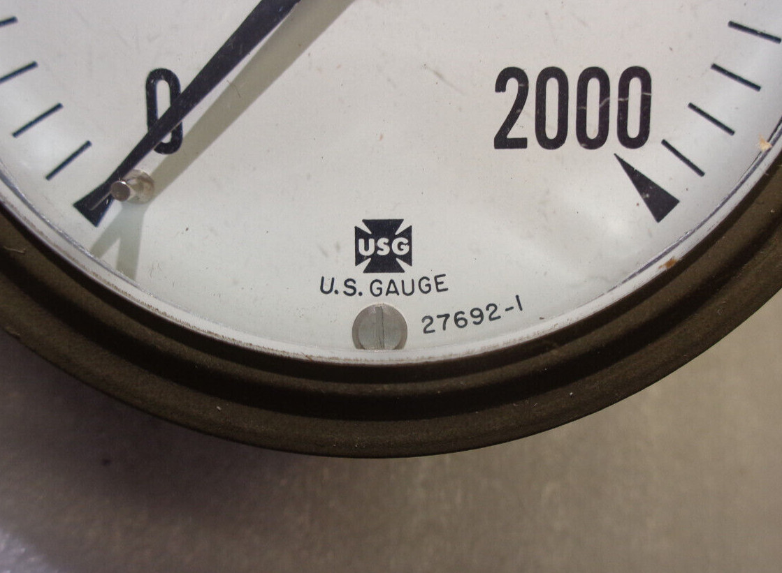 AMETEK U.S. GAUGE AIRCRAFT SOCKET GAUGE P644U / 27692-1 NEW