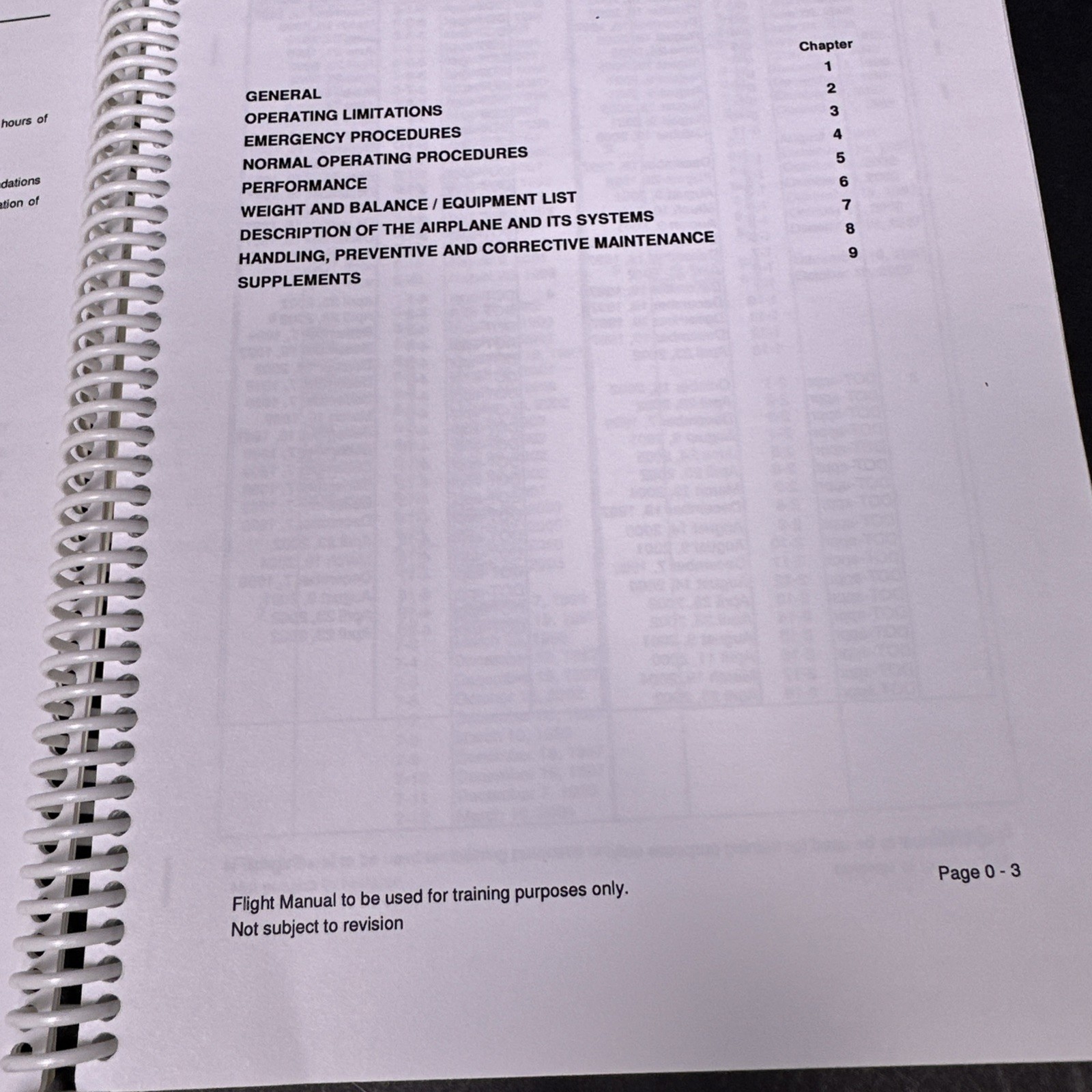 Diamond DA20-C1 Pilot’s Information Manual