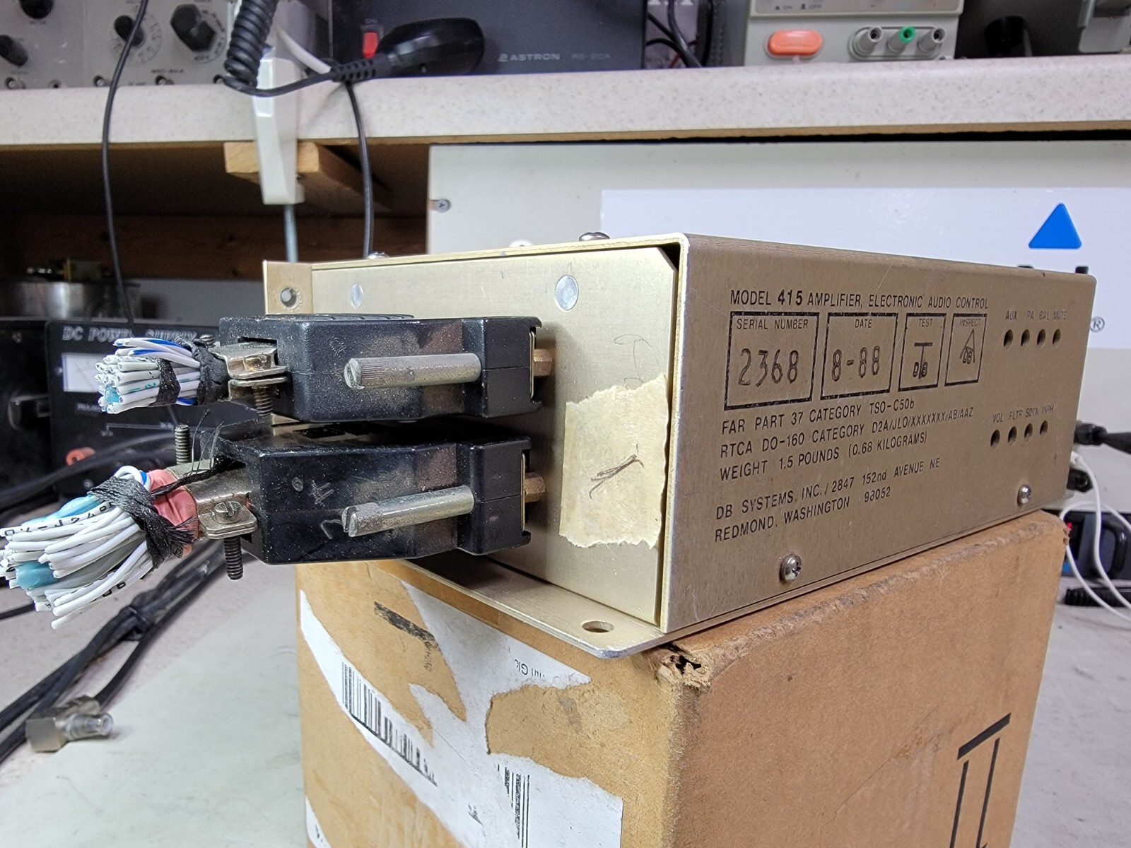 Model 415 DB Systems Electronic Audio Control Amplifier DB415 #B006 *30 Day Ret*