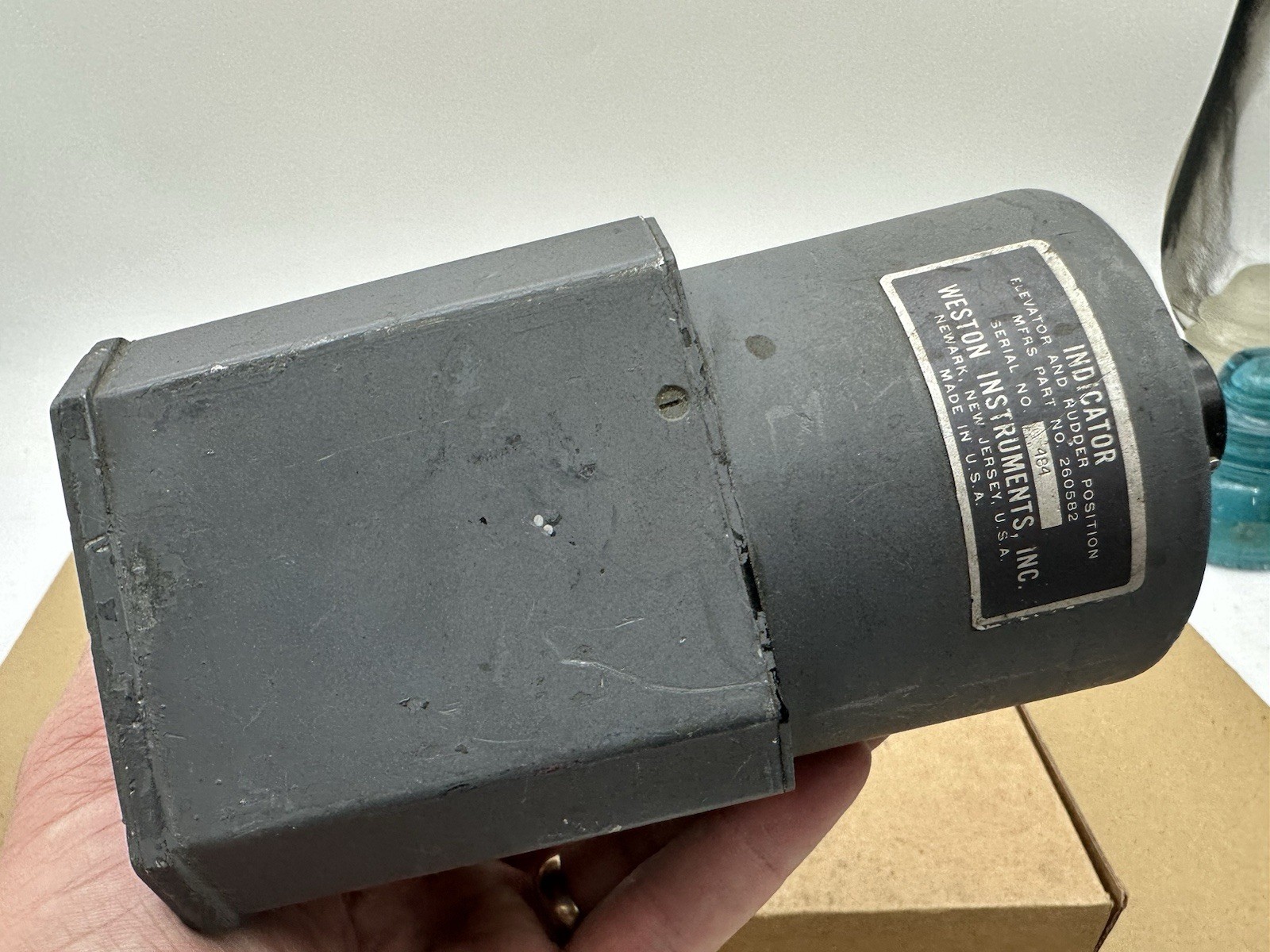 Weston Course Indicator Elevator And Rudder Position Vintage Aircraft Instrument