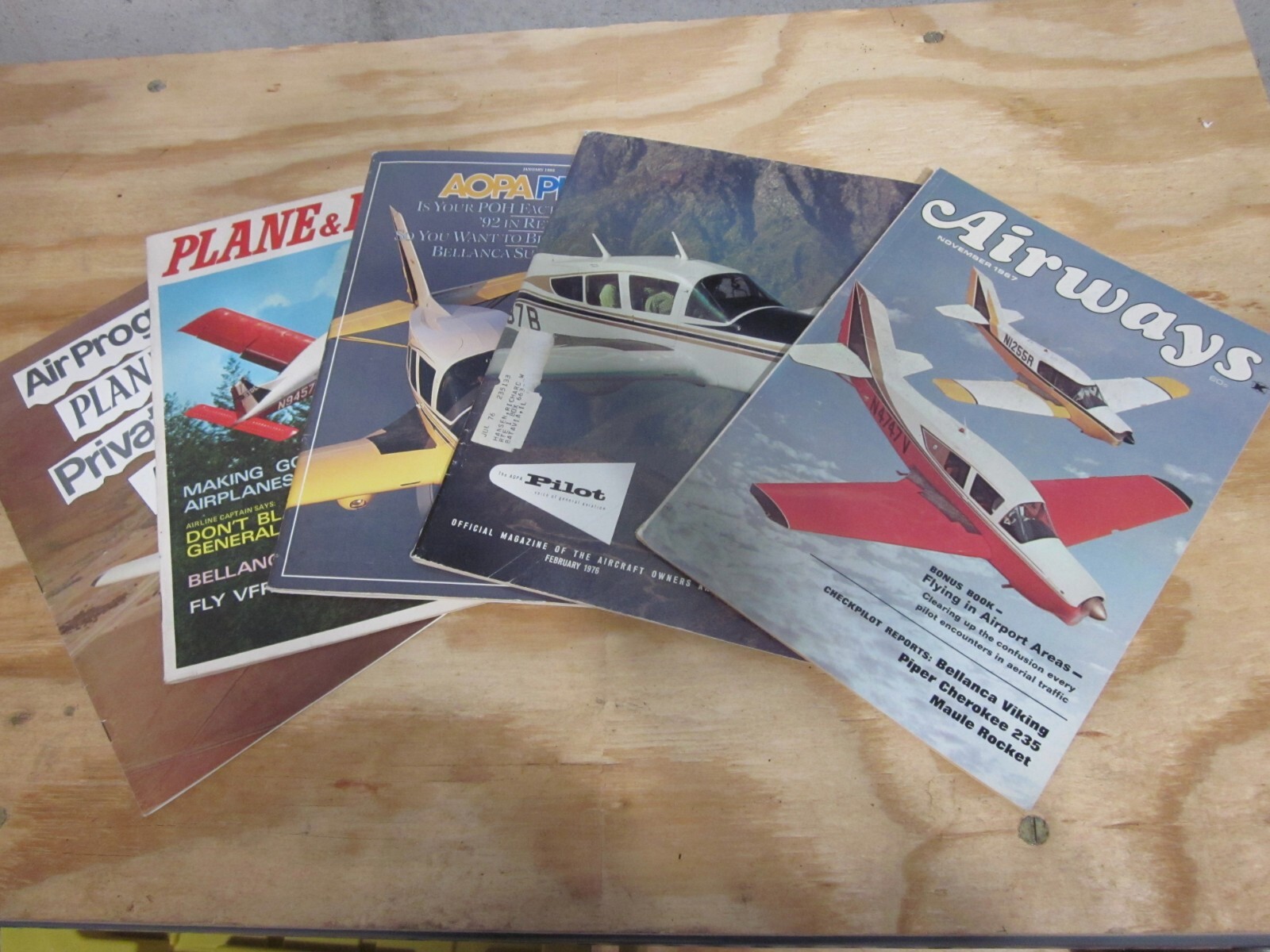 Bellanca Super Viking FIVE Magazine Collection Plane & Pilot AOPA Airways (E2)