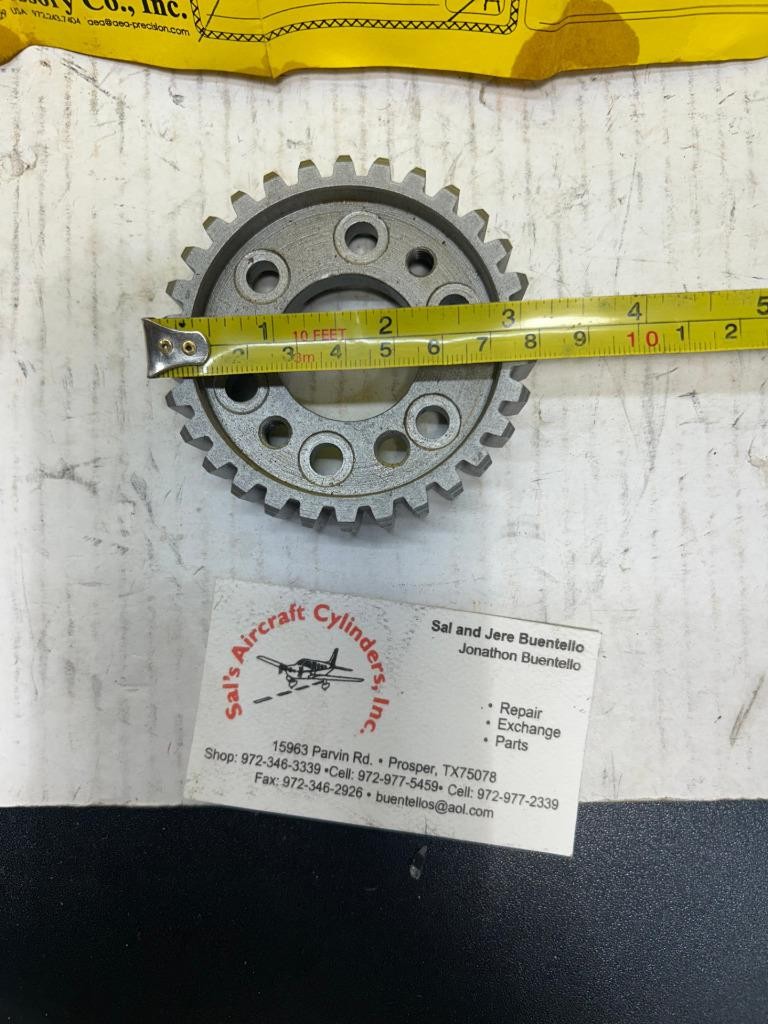 Certified Continental TCM E185-8, -9, -11, E225-4, -8 Crankshaft Gear 1/4-28