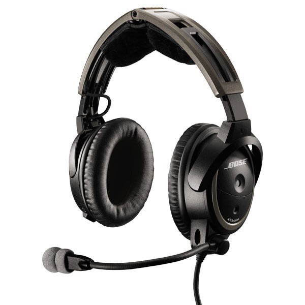 New Bose A20 ANR Aviation Headset w/ Dual GA Plugs, No Bluetooth
