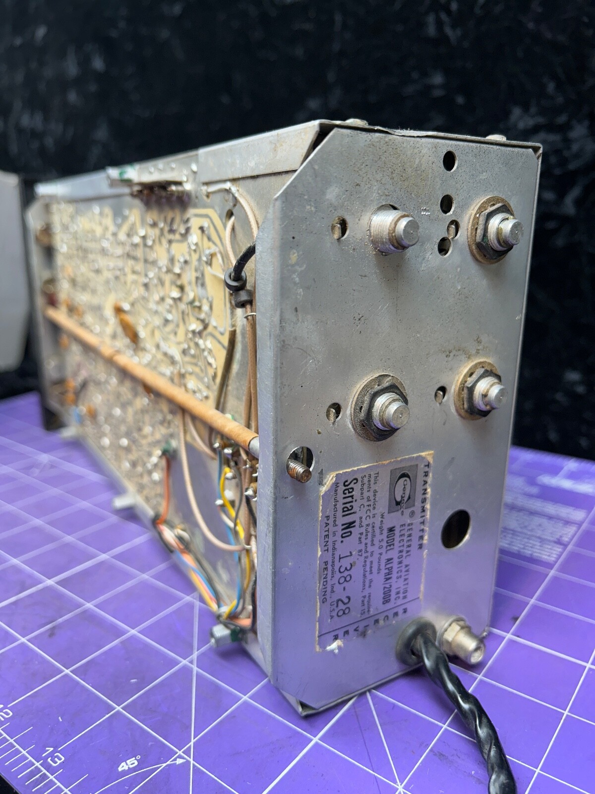 Alpha 200B Vintage GENAVE Nav/Comm Aircraft Radio