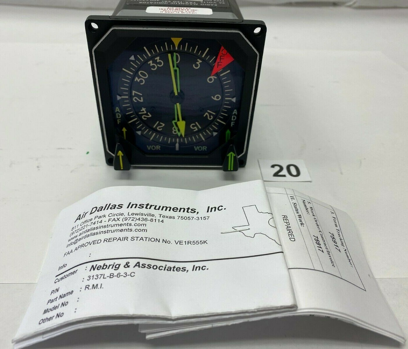 Aeronetics RMI – Tagged & Repaired – P/N 3137 l- B-6-3-C (As Removed) #20