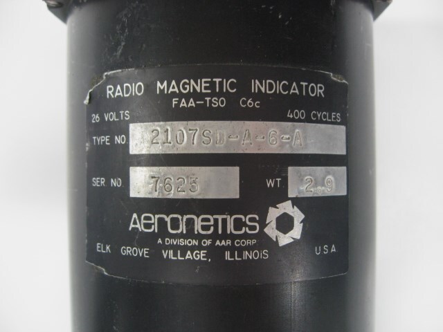 Aeronetics 2107SD-A-6-A Radio Magnetic Indicator – With Maintenance Release