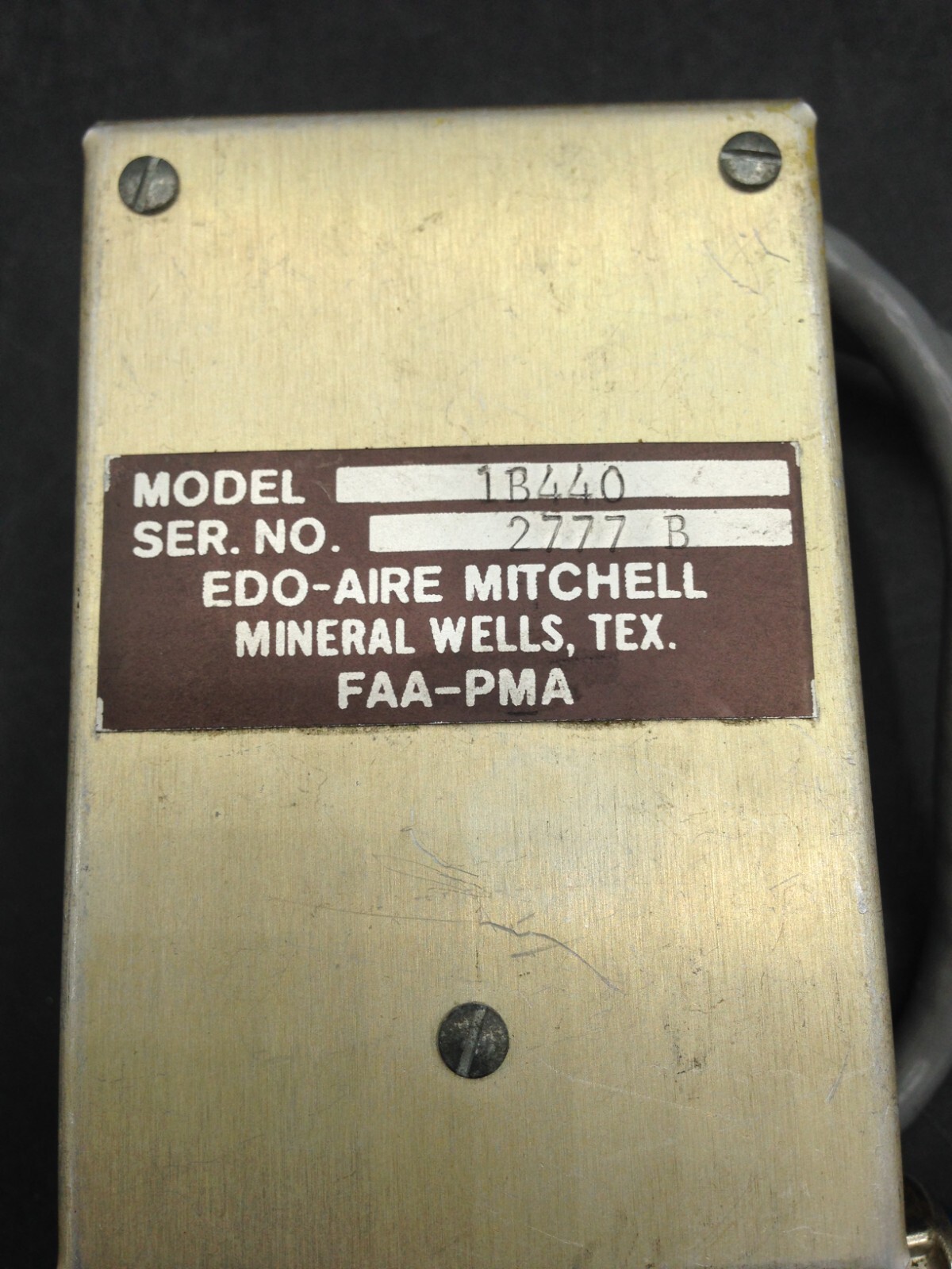 EDO AIRE Mitchell Autopilot Relay Box P/N 1B440