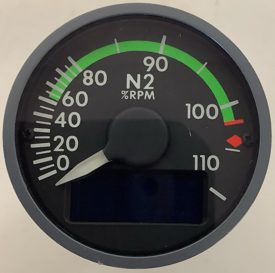 Diamond J Inc N2 N617-9023 Learjet Percent Indicator P/N 64000-002