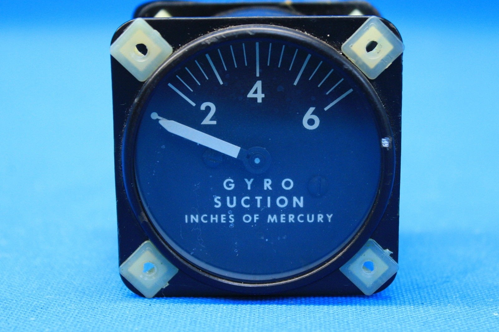 Clean Used Airbourne Mfg Co Aircraft Gyro Suction Gauge P/N 1G10-1 (18219)