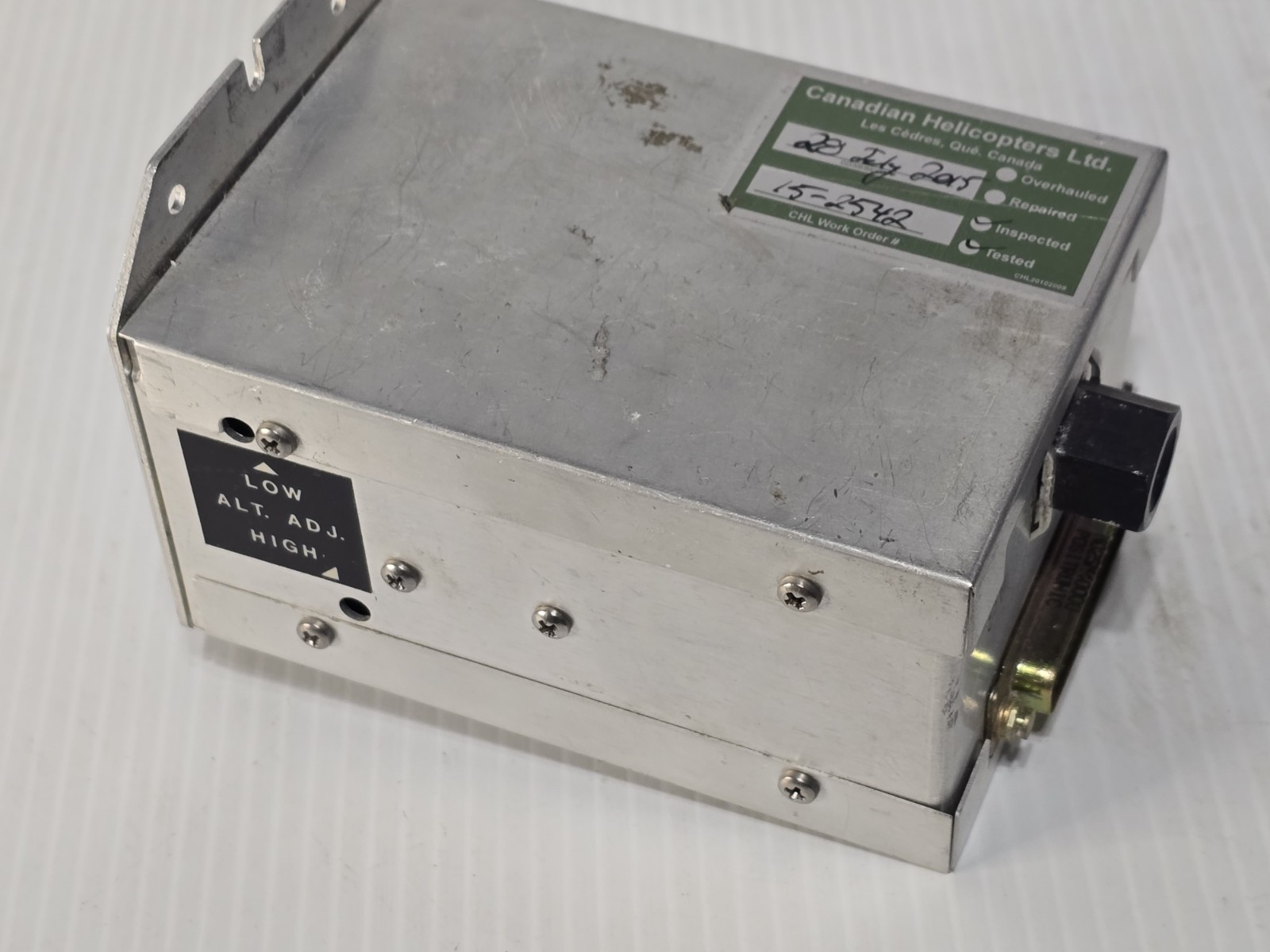 Narco Avionics AR-850 Altitude Reporter – As Removed, Untested