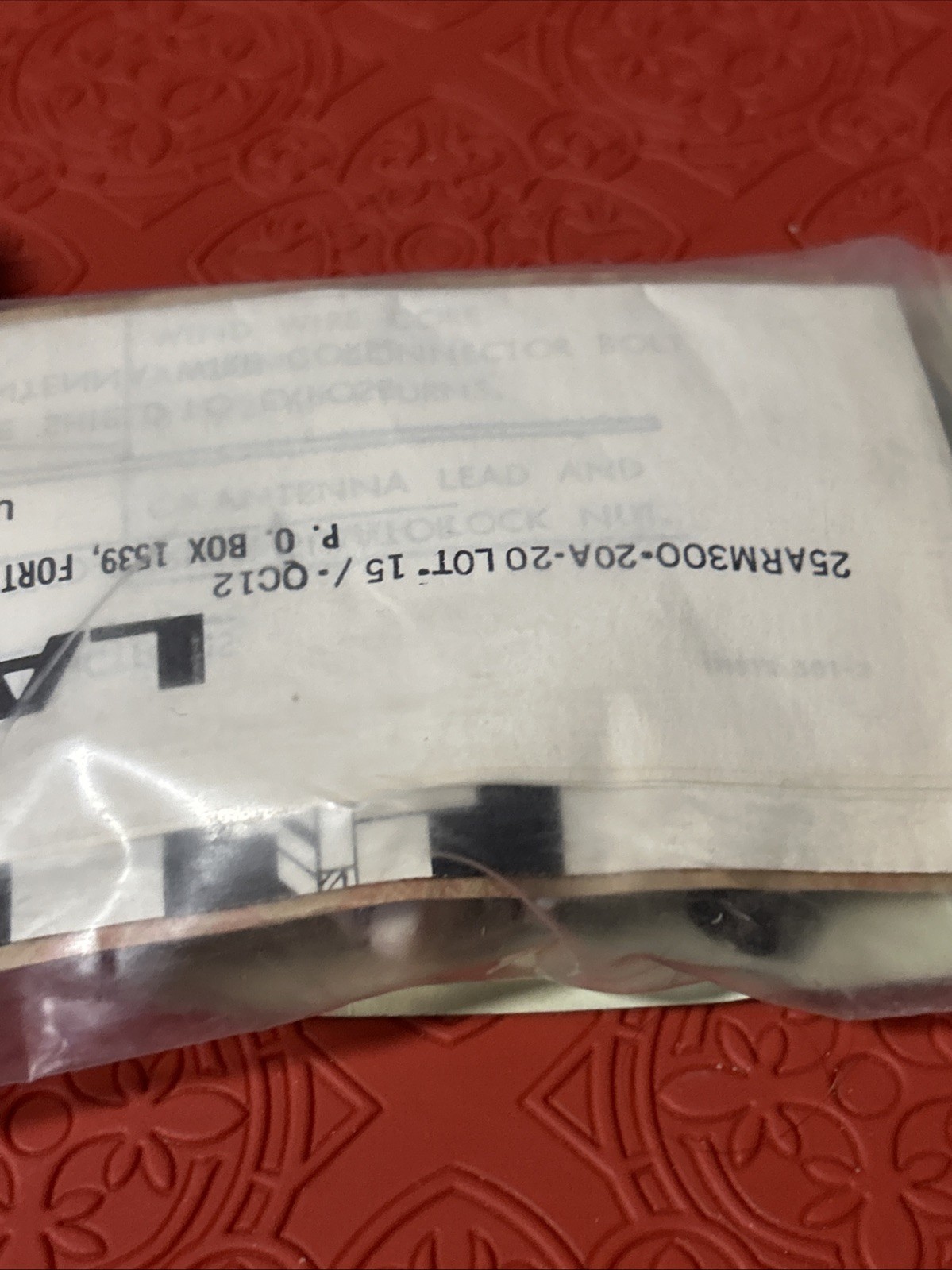 Dayton-Granger Lead-Thru Insulator P/N 25ARM300-20A-20 Tensioner (AP12)