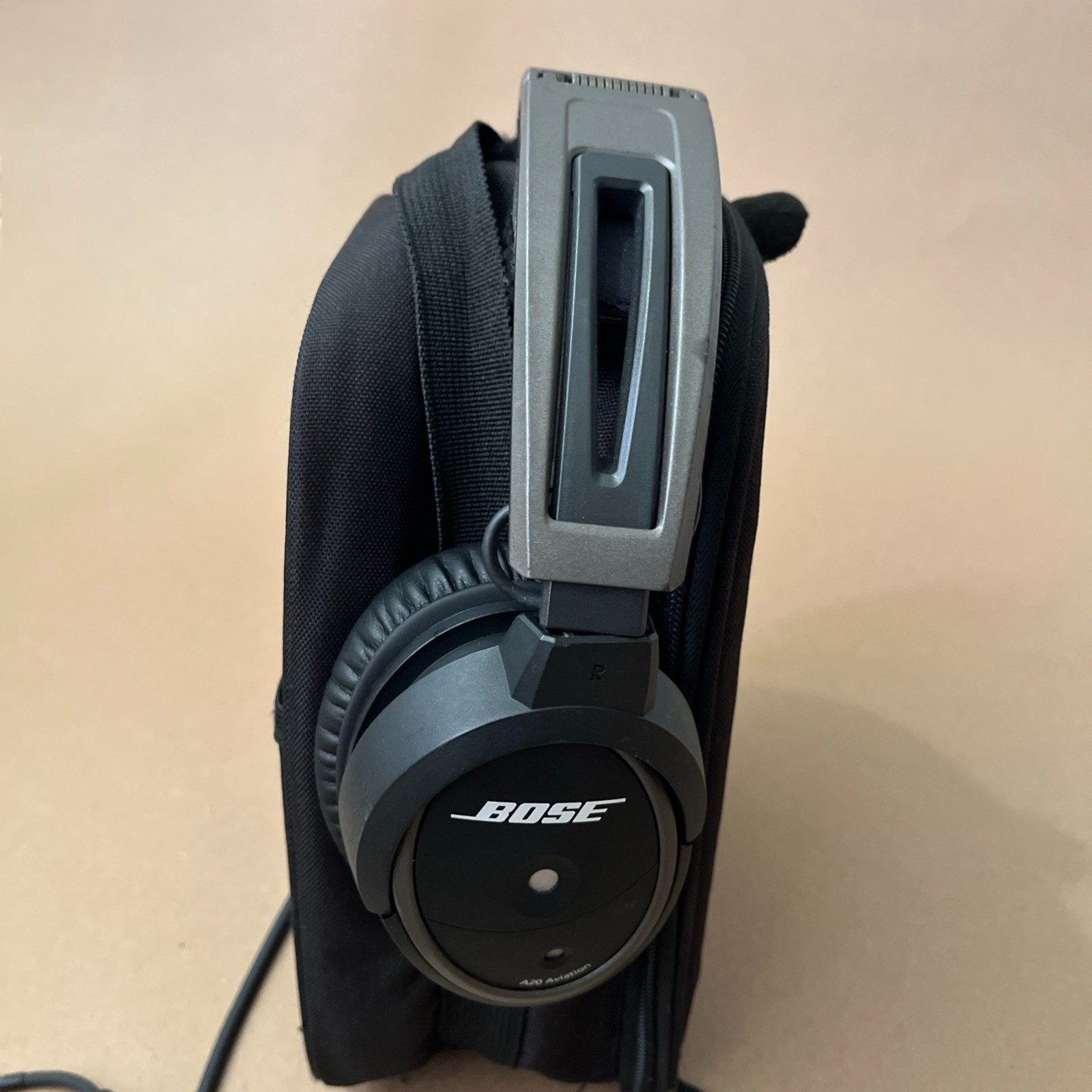Bose A20 Aviation Headset with Bluetooth and Dual Plug Cable Black