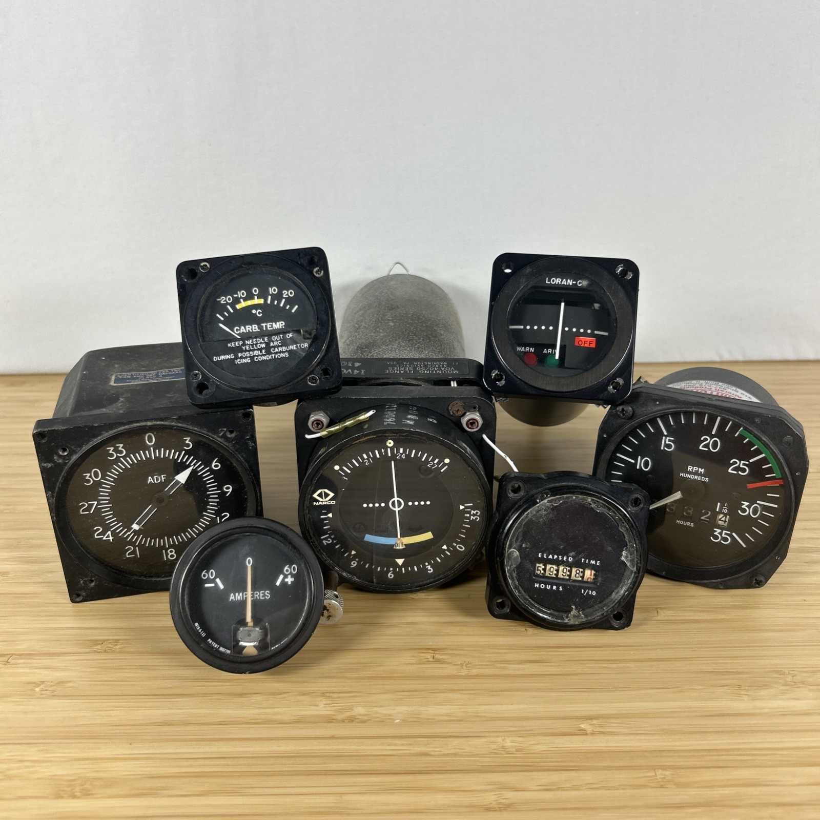Aircraft Instruments – Aviation Gauges (Lot of 7) (Vintage Airplanes) (Man Cave)