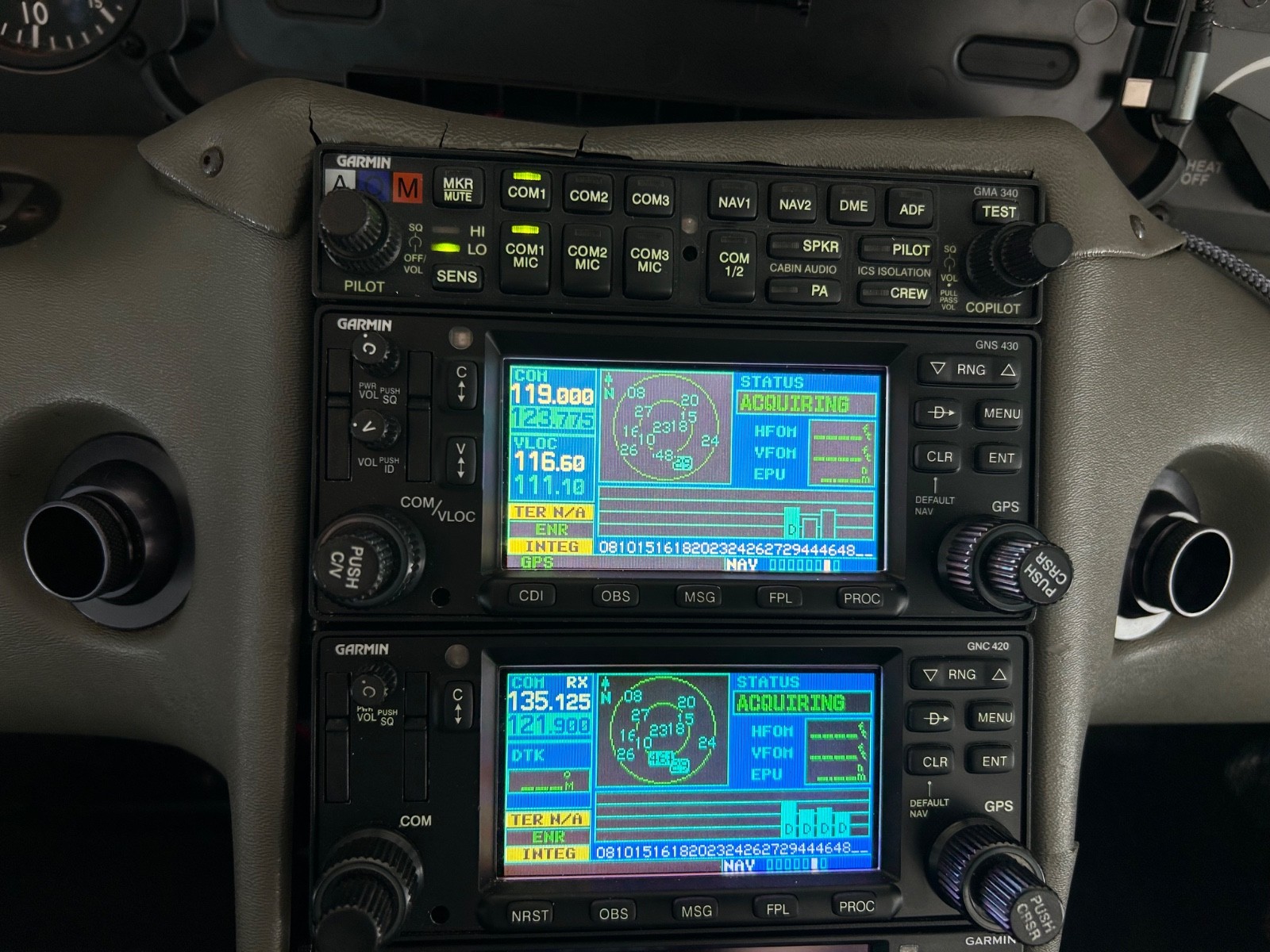 Garmin 420W GPS/NAV/COM