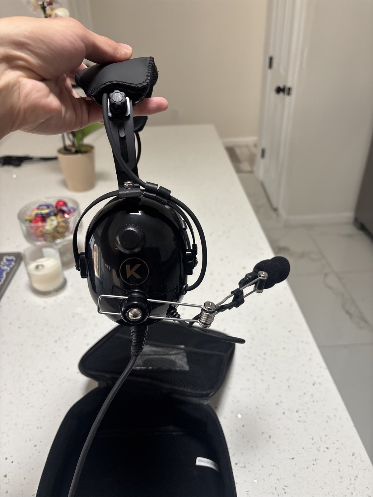 KORE AVIATION KA-1 GENERAL AVIATION HEADSET (MONO & STEREO) WITH HEADSET BAG…