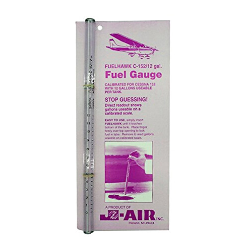 J-Air FUELHAWK C-152 12 gallon, Fuel Gauge Dip Stick Tube, Cessna Luso Aviation