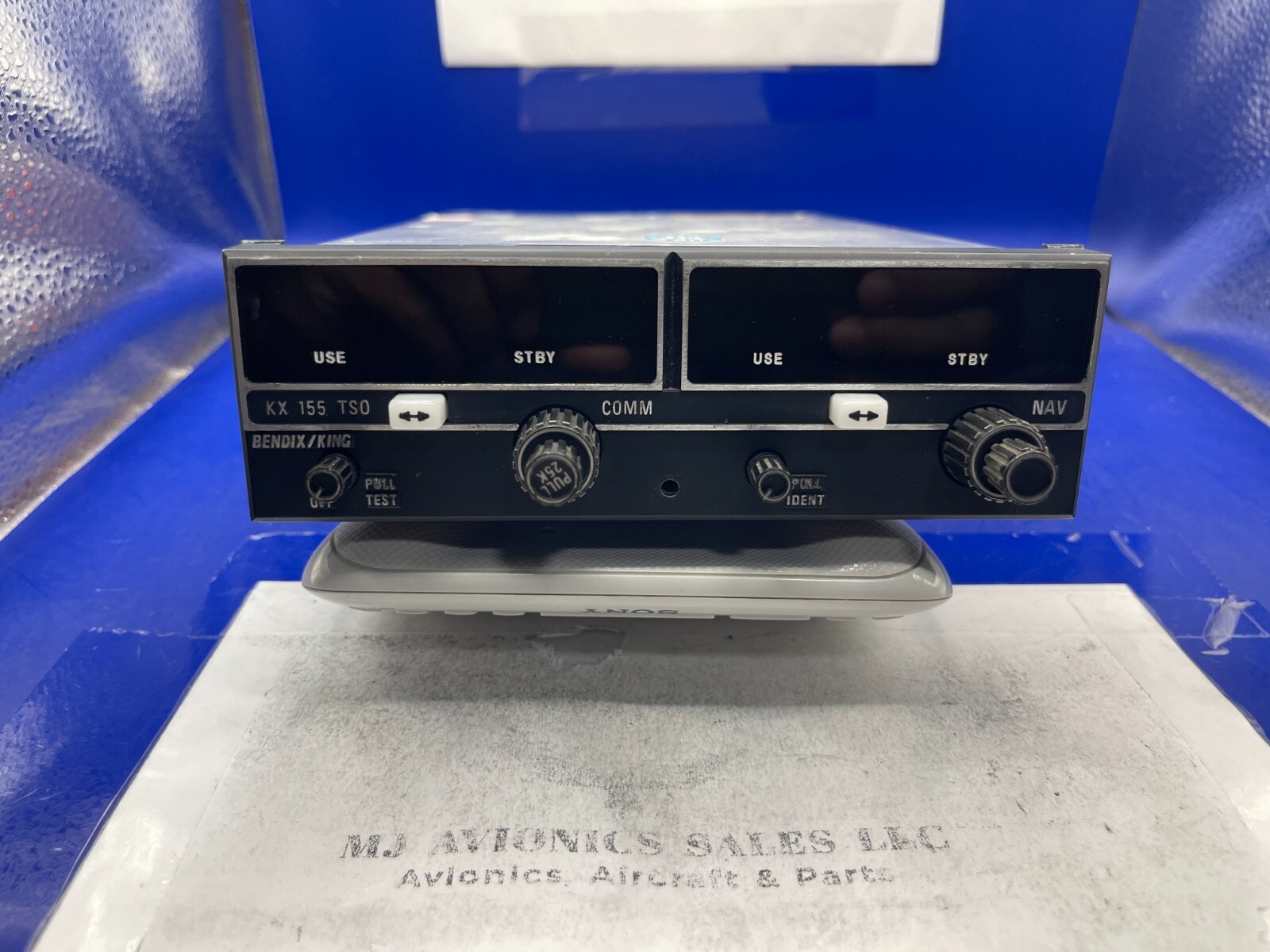BENDIX/KING KX 155 P/N 069-1024-42 14VDC WITH GLIDE/SLOPE WITH FAA FORM 8130-3