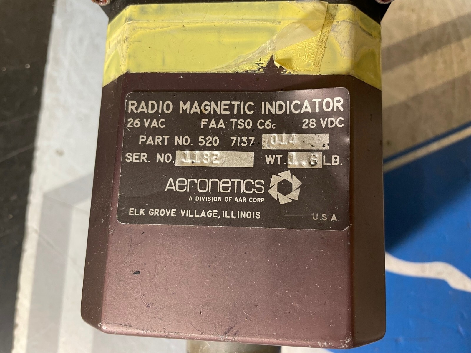 Radio Magnetic Indicator 520-7137-014 Removed Working