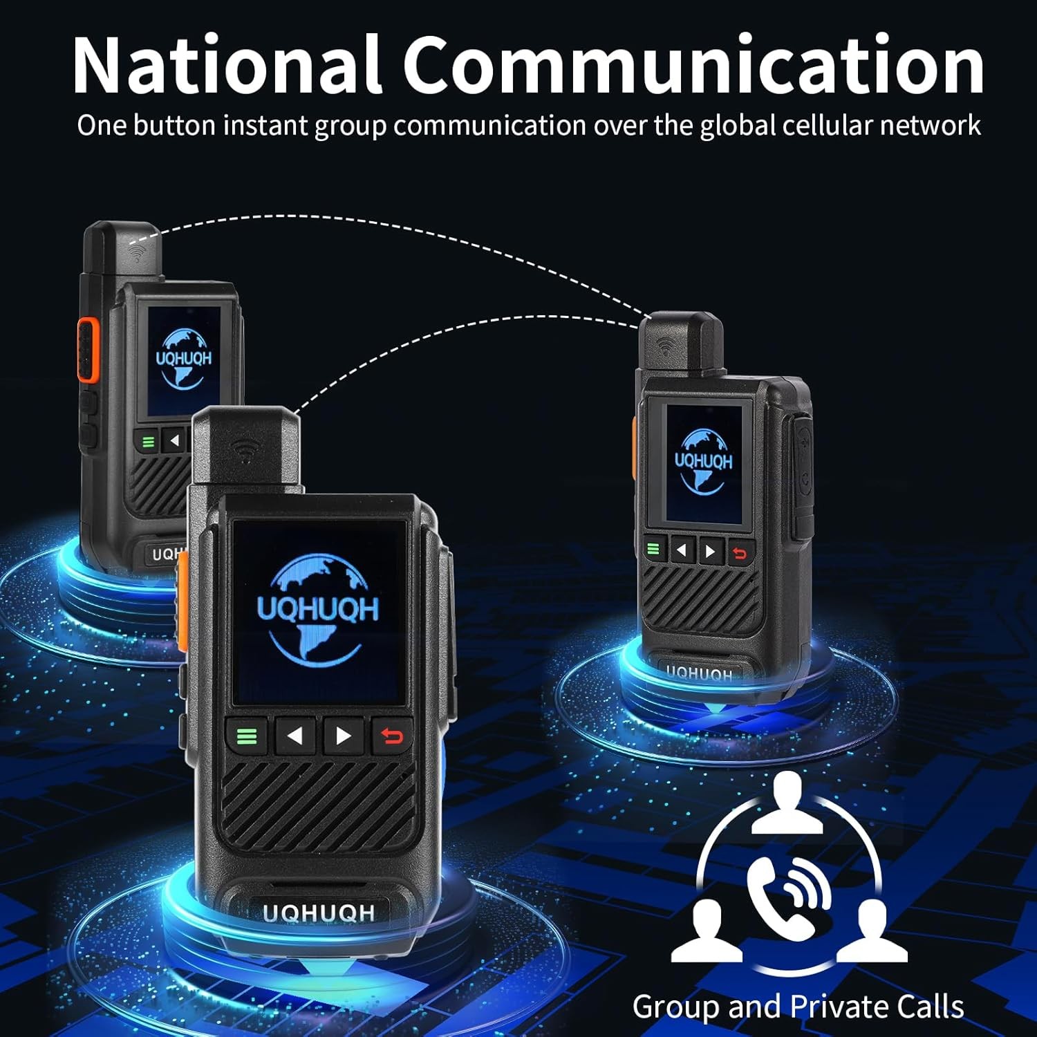 Lifetime Free Unlimited Range Walkie Talkies – 4G LTE Long B2 PACK