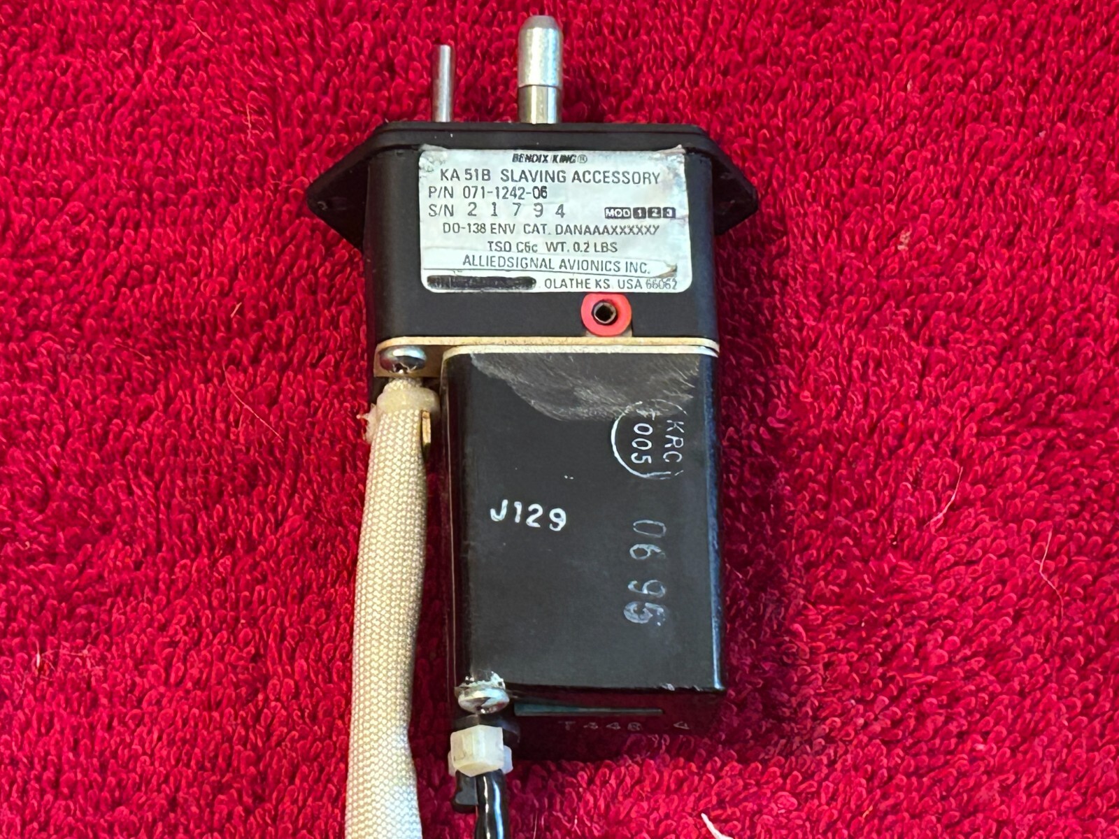 BENDIX/KING KA 51B SLAVING ACCESSORY P/N 071-1242-06 AND CONNECTORS