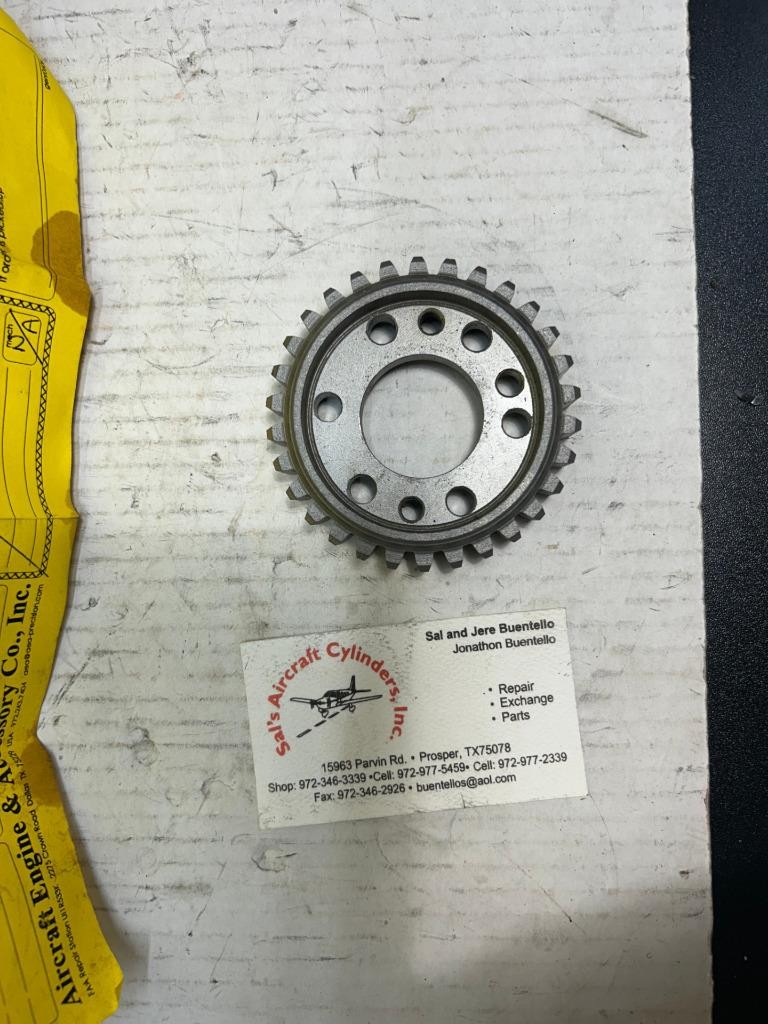 Certified Continental TCM E185-8, -9, -11, E225-4, -8 Crankshaft Gear 1/4-28
