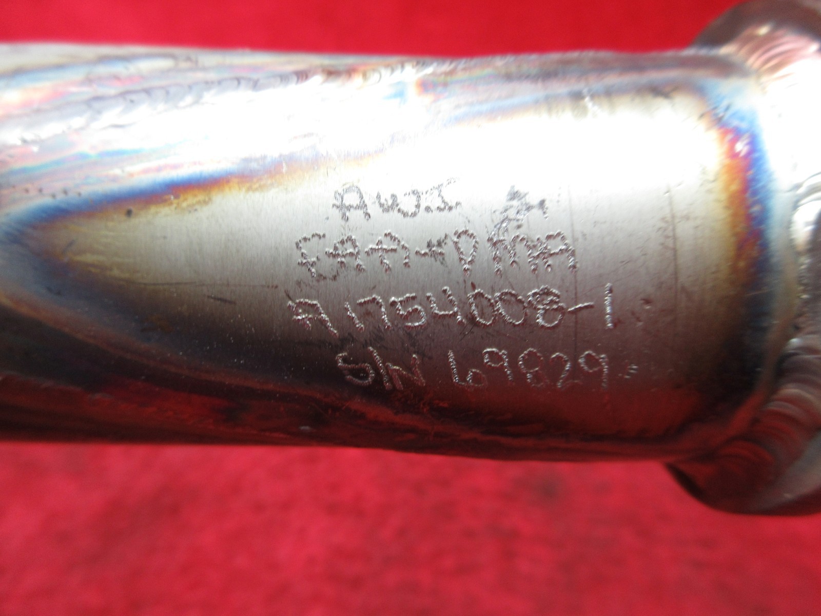 AWI Cessna 172, 177 LH AFT Exhaust Riser PN A1754008-1, 1754008-1, 08-00080
