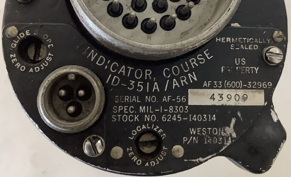Weston P/N 140314 / 6245-140314 Indicator Course ID-35IA / ARN