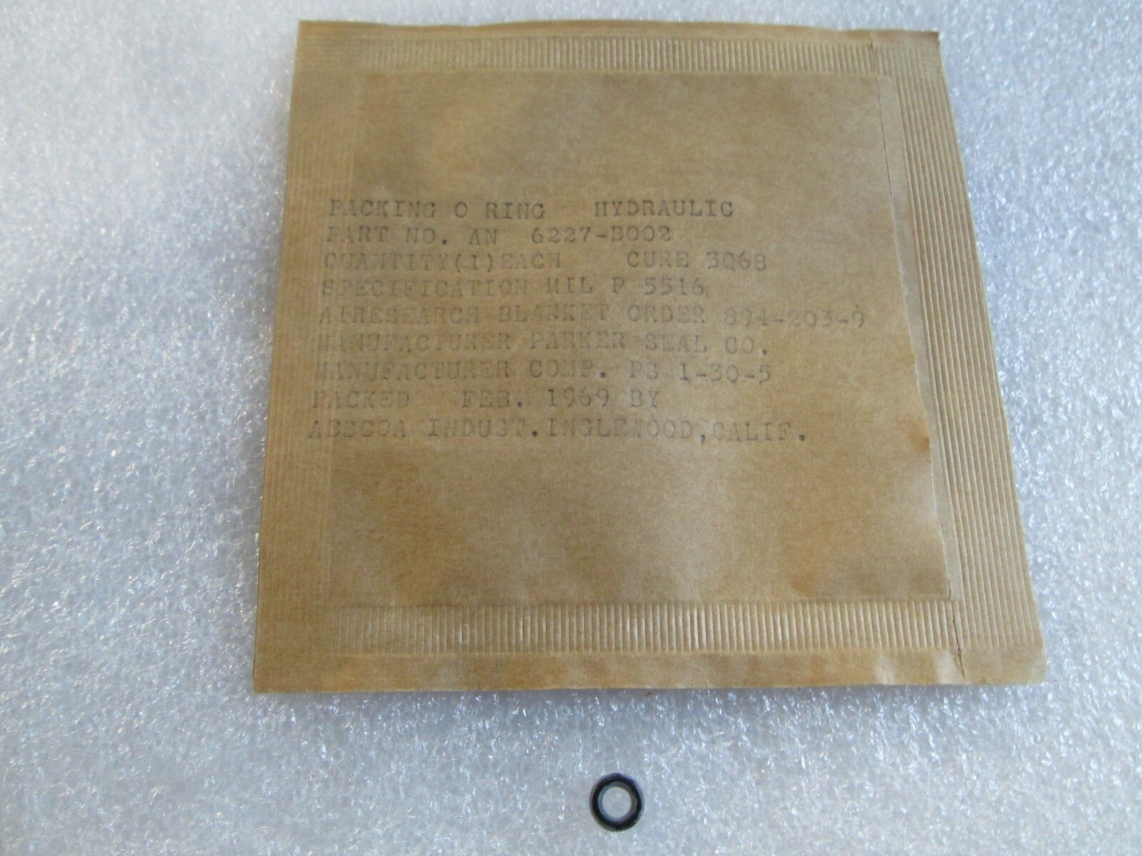 Aircraft Valve Parts Kit P/N 590095-1 New