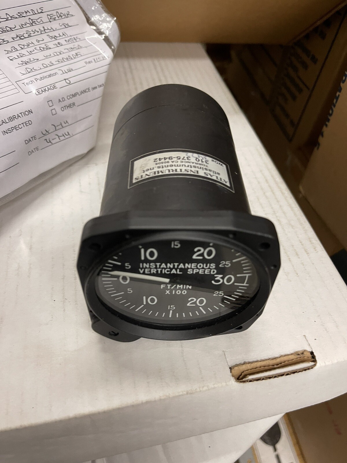UNITED INSTRUMENTS INSTANTANEOUS VSI PN 7130 Tagged With 8130-3
