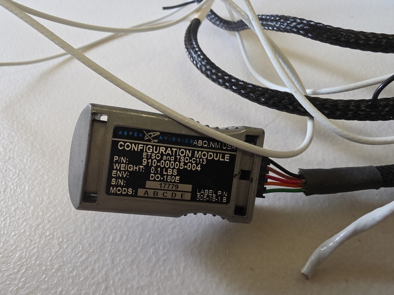 Aspen EFD1000 PFD P/N 910-00001-001 complete system as removed