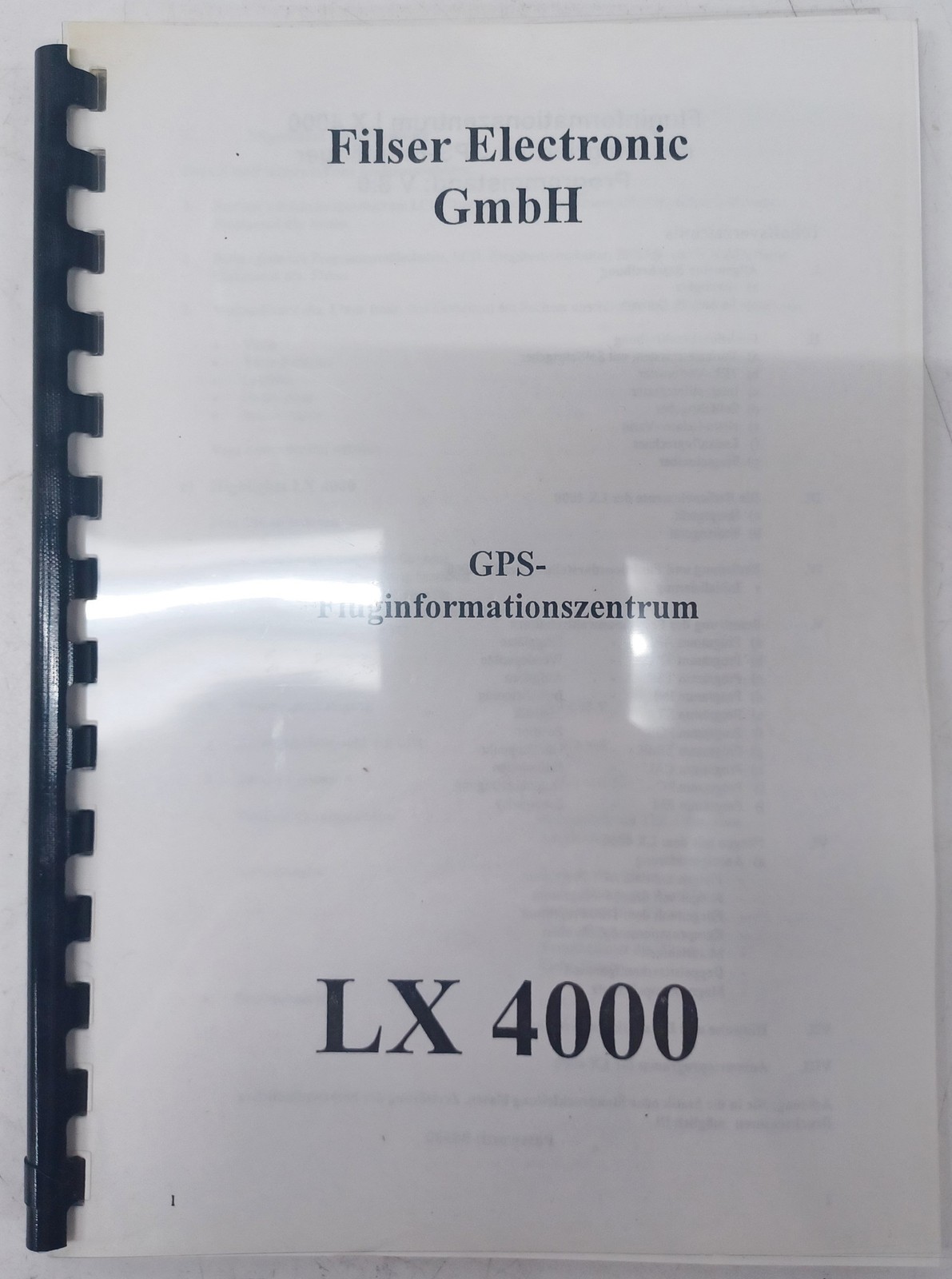 New Surplus Filser Electronic Flight Information Center GPS, p/n LX4000