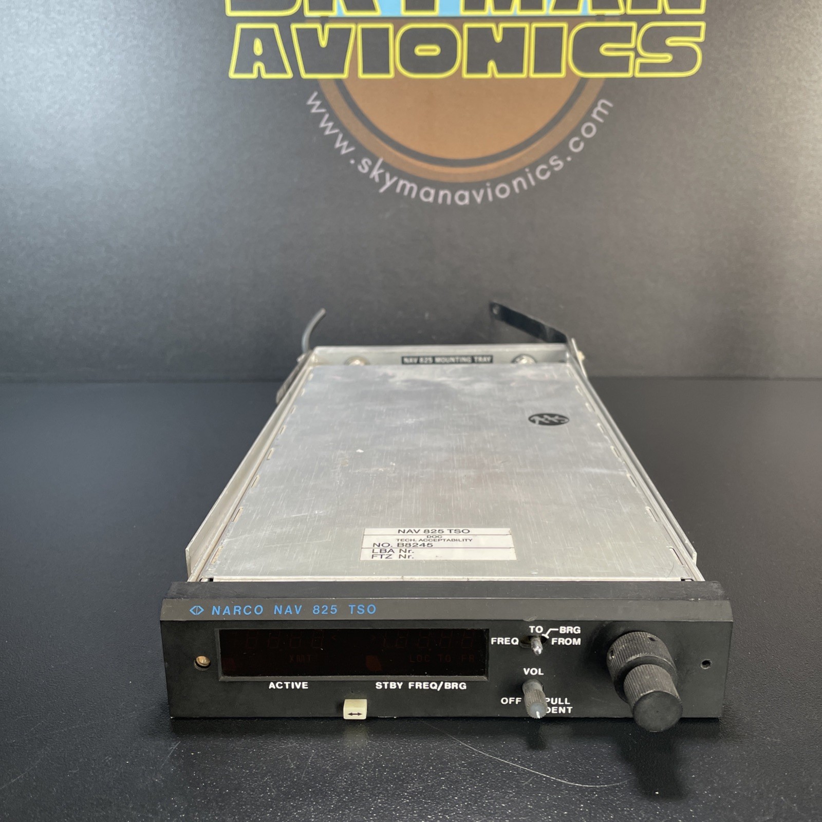 Narco 825 TSO NAV Radio – No Warranty!