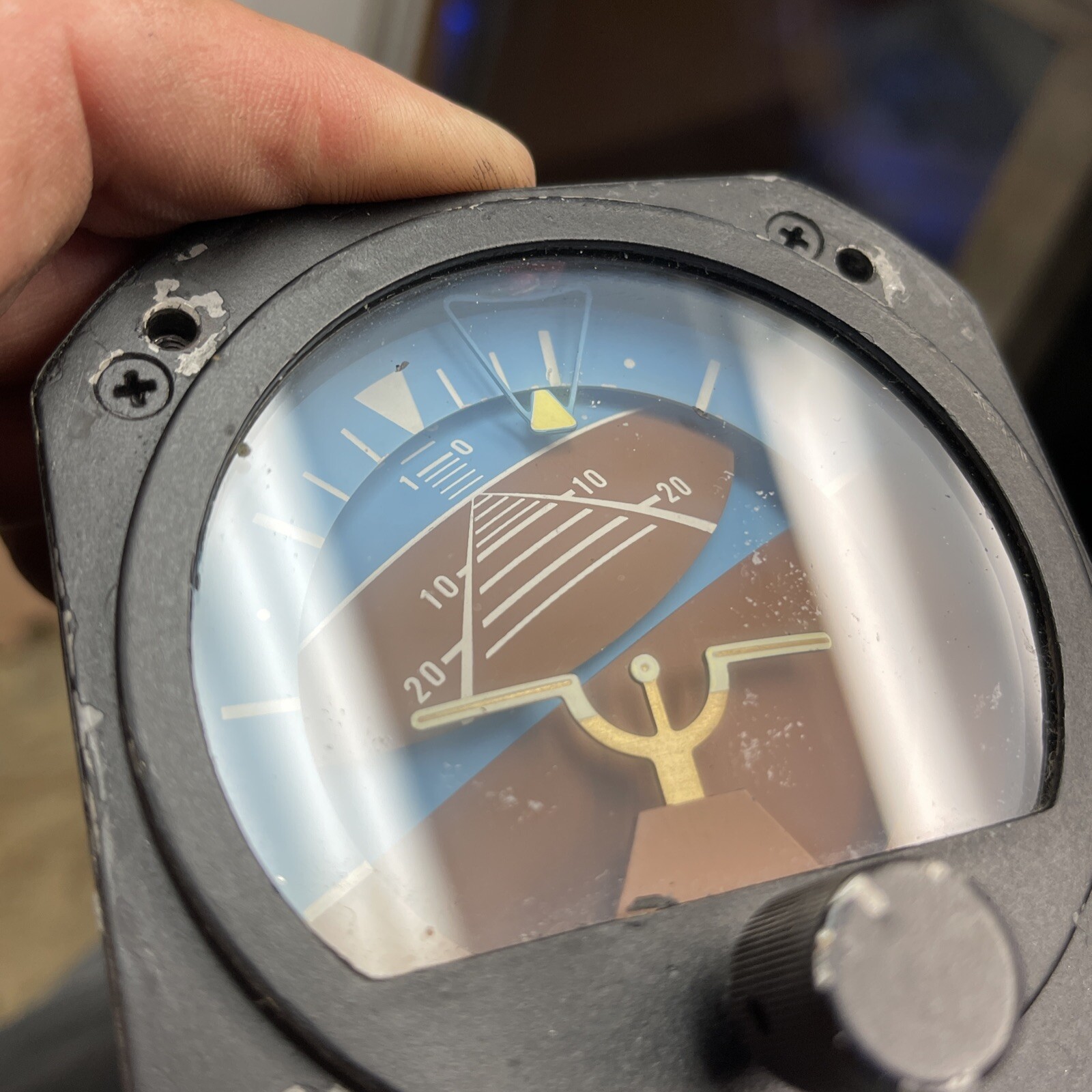 RC Allen Attitude Indicator Gyro Horizon P/N 102-0041-04 RCA22-7 (K365
