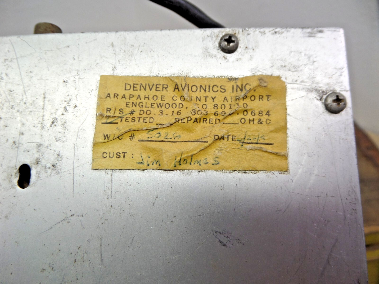 Cessna 150 L ATC Genave Transponder Beta 5000 w/Tray – PARTS/REPAIR/NOT TESTED