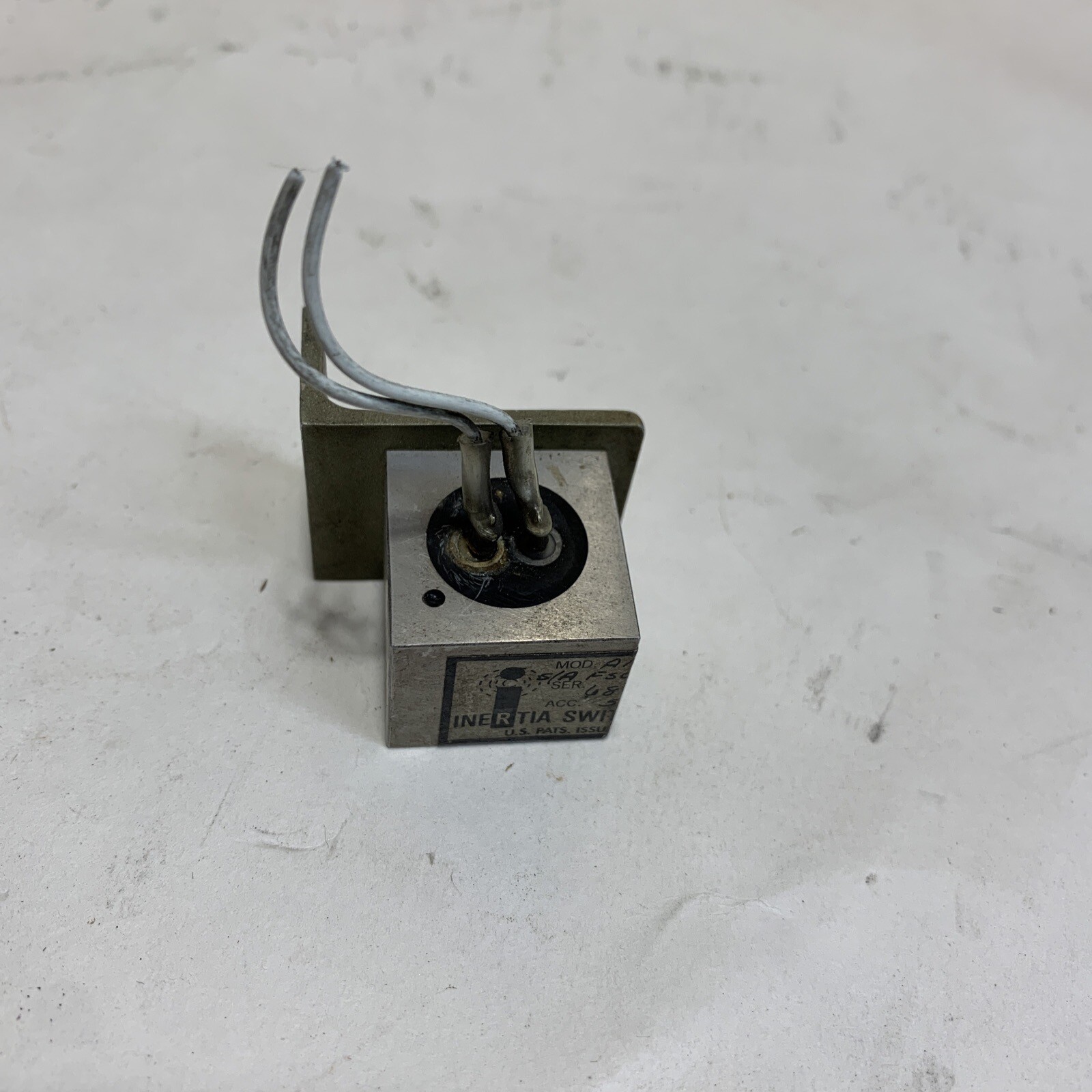 A13018-5 Aircraft Inertia Switch. Removed In Working Condition.