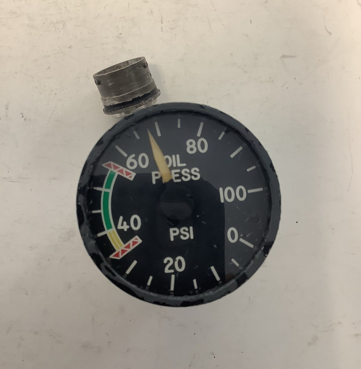 U.S. Gauge SRL-04L Oil Pressure Indicator Gauge 0-100 PSI / 26V / 400 Cycles