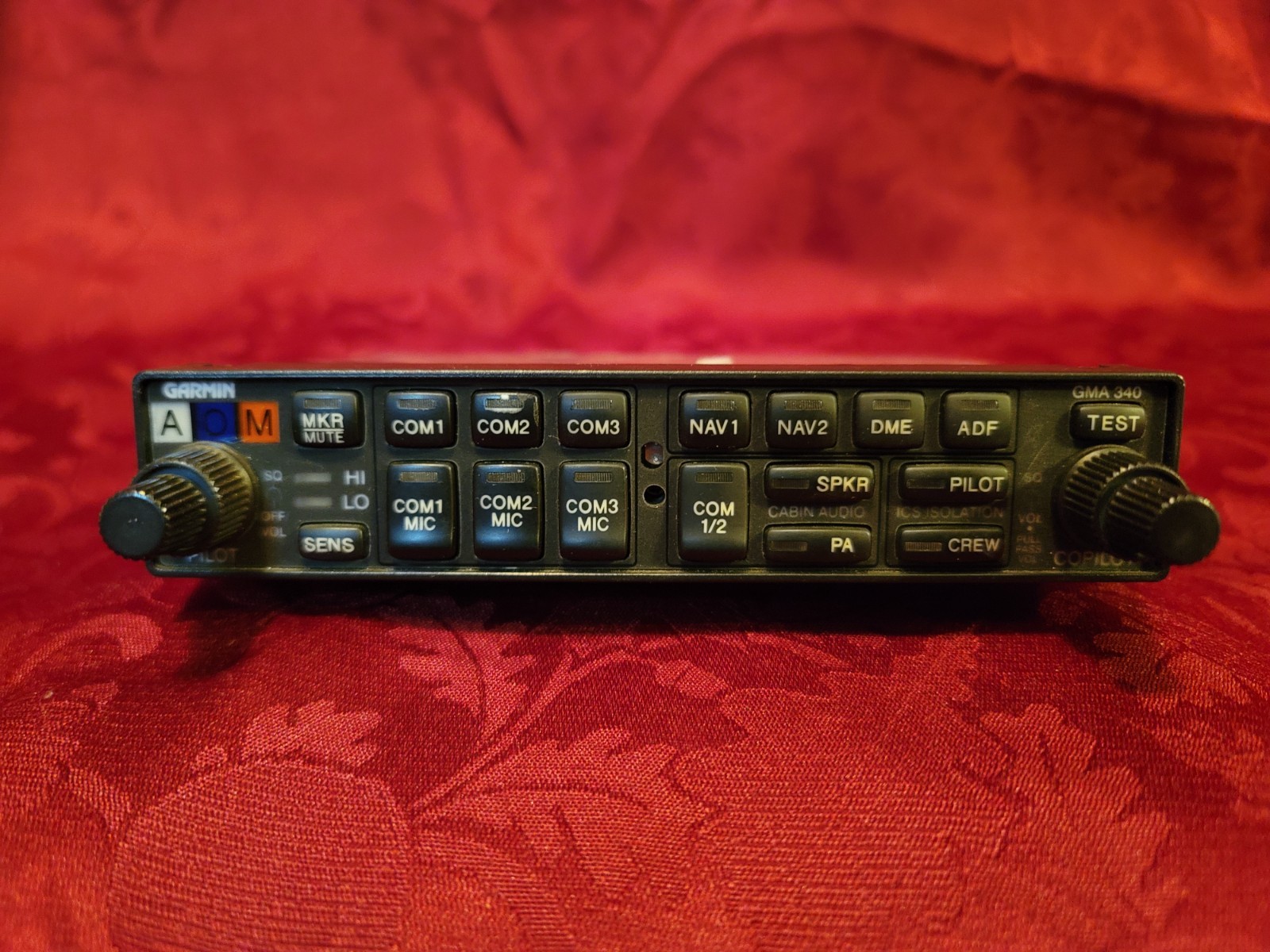 Garmin GMA 340 Audio Panel P/N 011-00401-10