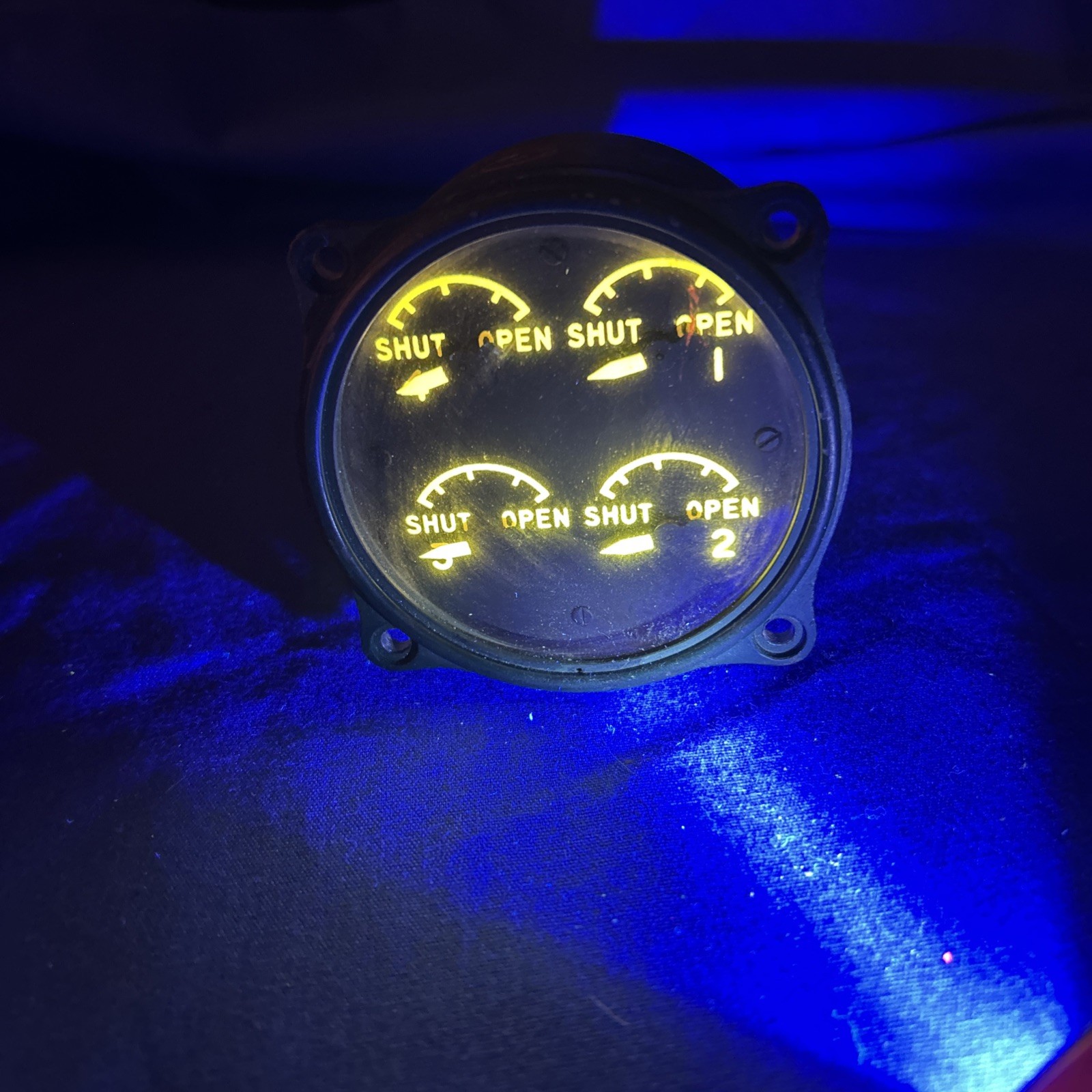 General Electric GE Vintage Type DJ-4 Aircraft Gauge Indicator 8DJ4 PBV