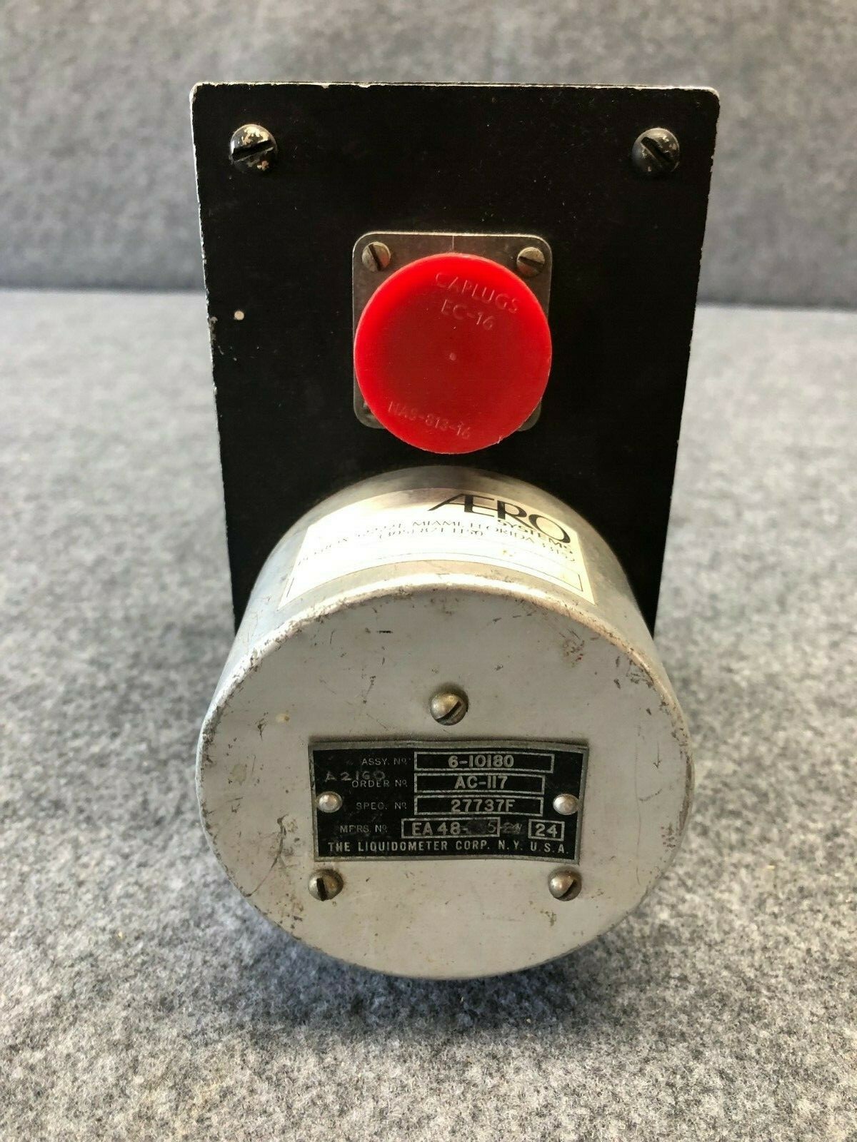 Vintage Warbird Liquidometer 4 in 1 Fuel Tank Gauge and Selector P/N 6-10180