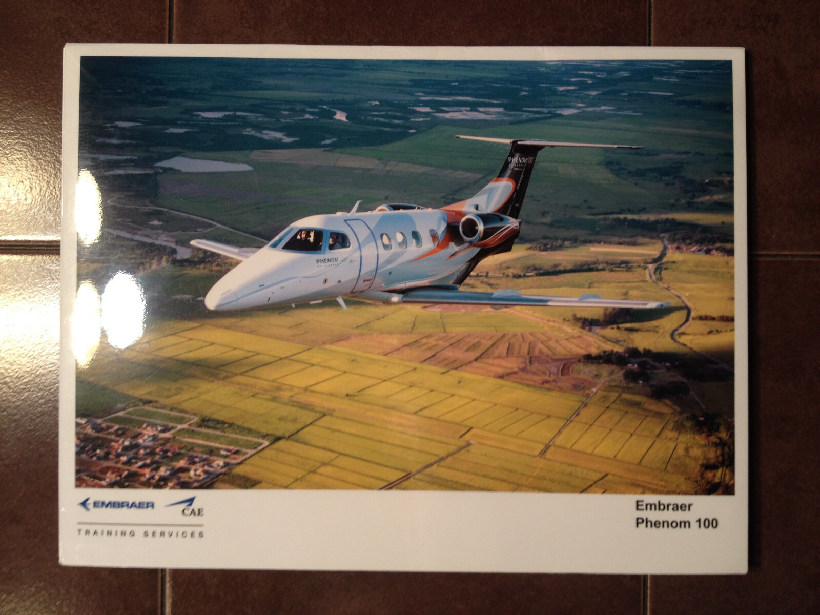Enbraer Phenom 100 Instrument Panel Poster