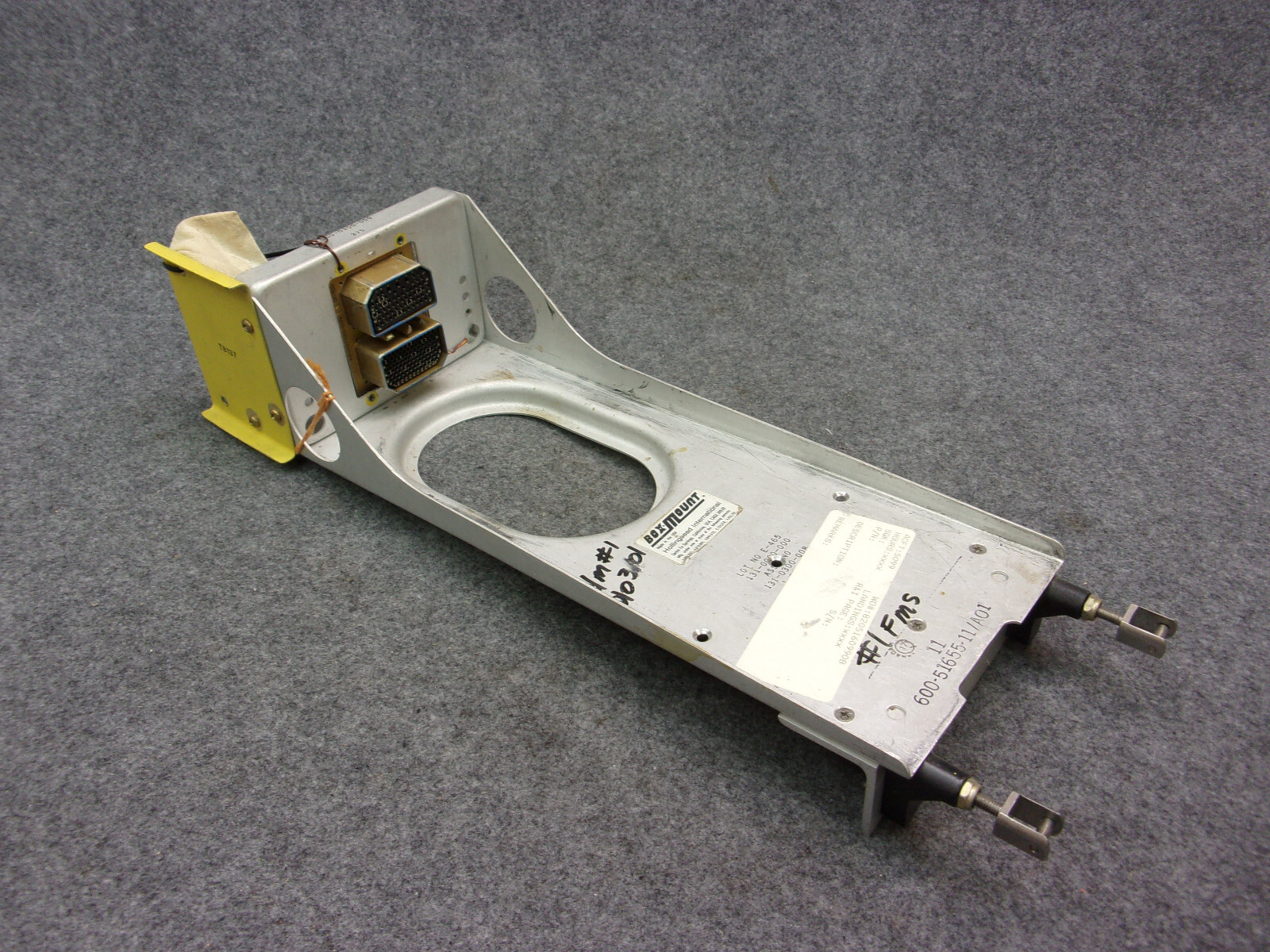 Honeywell Sperry NZ-920 Nav Computer Mount Tray With Connector P/N 600-51655-11