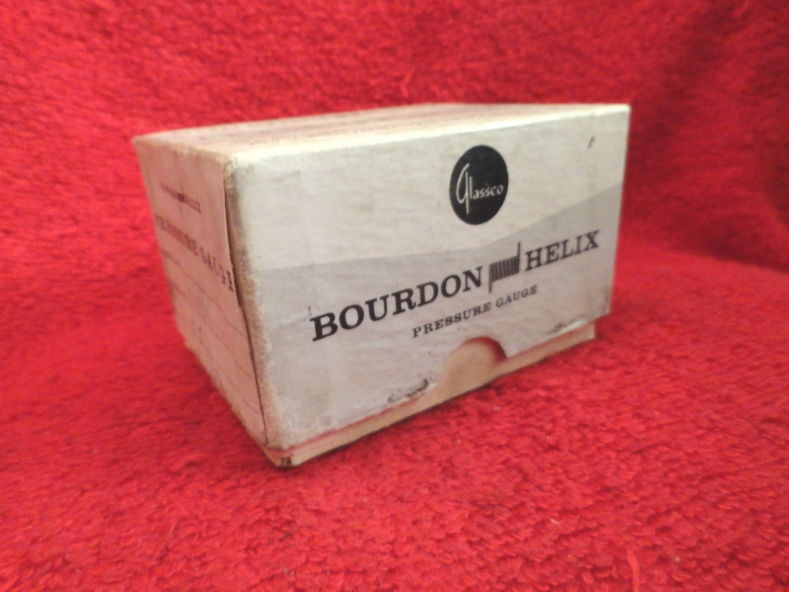 BOURDON HELIX PRESSURE GAUGE MODEL 62024 NEW SURPLUS IN BOX