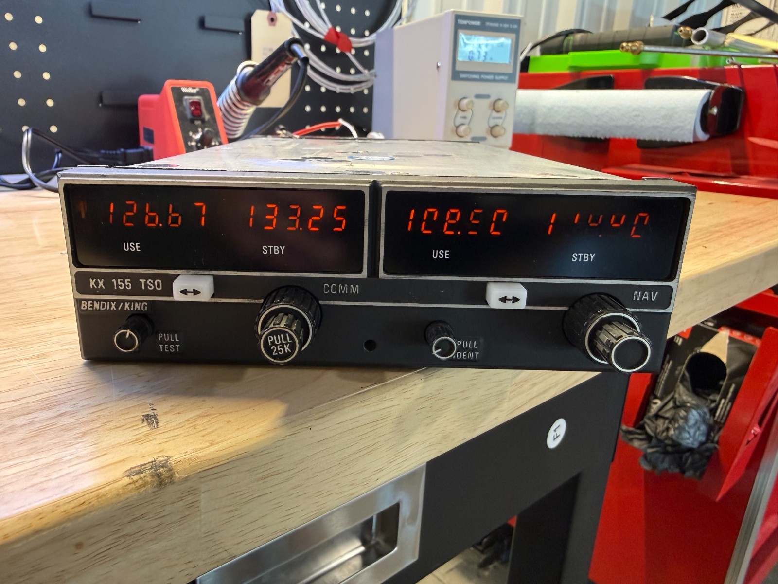 Bendix King KX-155 14V NAV/COM/GS P/N 069-1024-42
