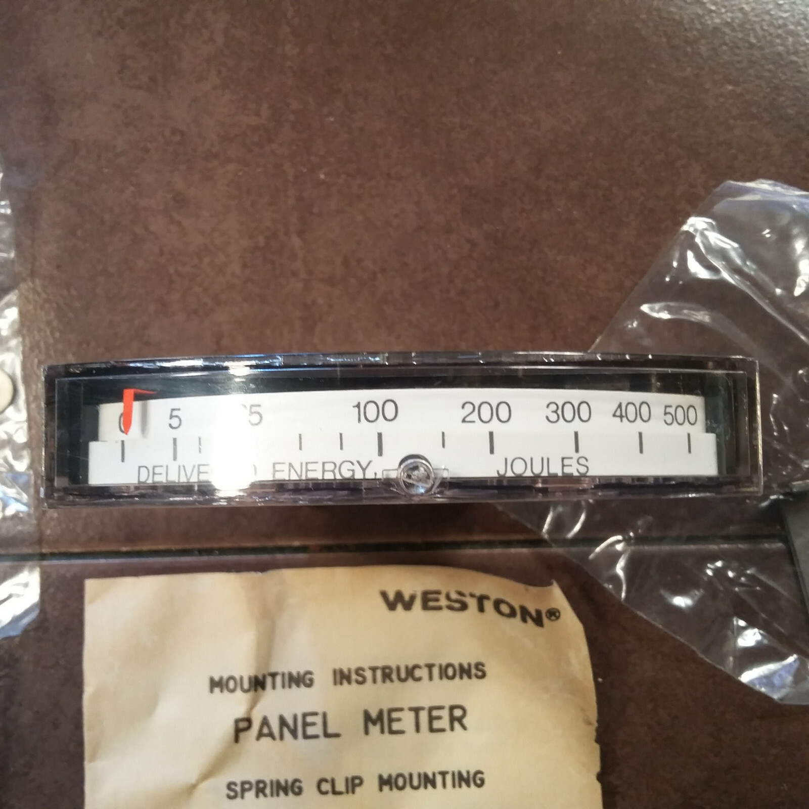 Weston 131 Delivered Energy Panel Meter Joules New