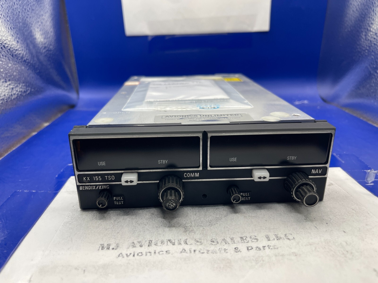 BENDIX/KING KX 155 P/N 069-1024-42 14VDC WITH GLIDE/SLOPE WITH FAA FORM 8130-3