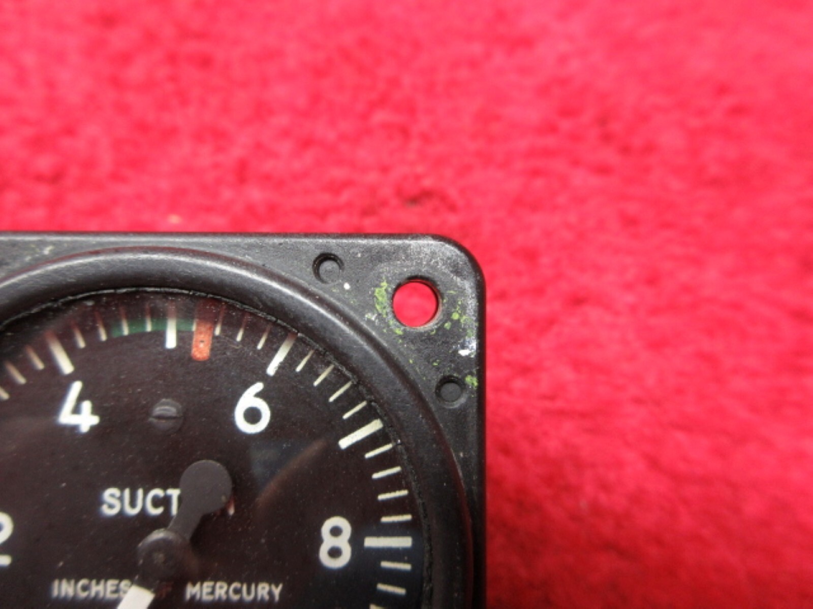 United States Gauge Co Suction Gauge PN AW-1 7/8-21-0, 94-27336