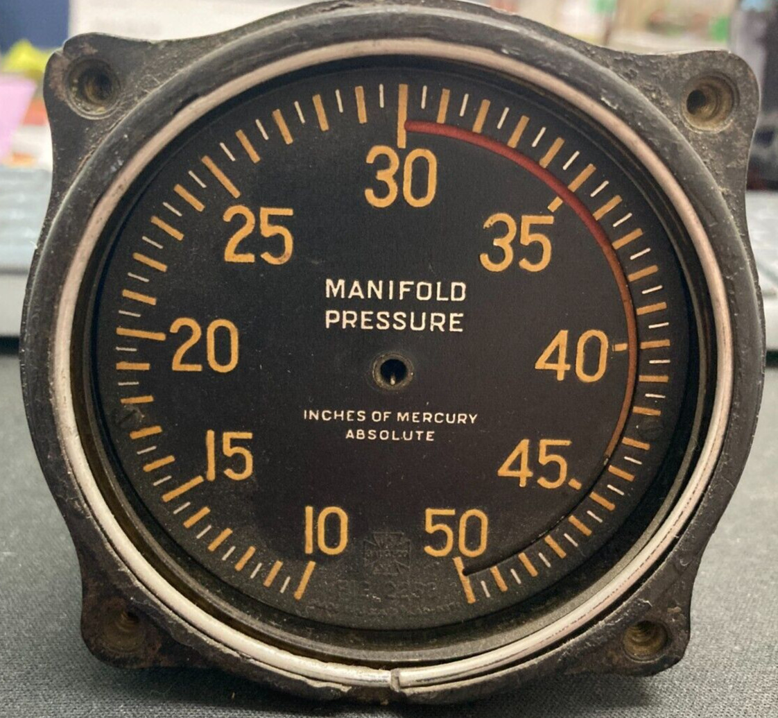U.S. Gauge AW-2-3/4 -14-1 Manifold Pressure Gage